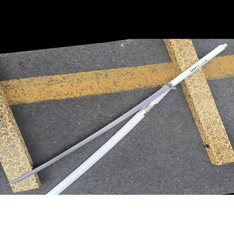 编号 1309 白刃 白刀鞘 苗刀